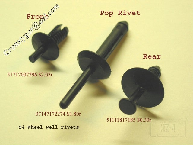 Bmw plastic rivets online